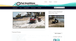 Desktop Screenshot of fastamphibians.com