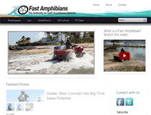 Tablet Screenshot of fastamphibians.com